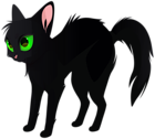 Black Cat PNG Transparent Clipart
