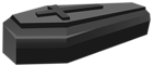 Black Coffin PNG Clipart Image
