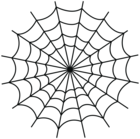 Black Spider Web PNG Clipart