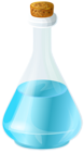 Blue Poison Potion PNG Transparent Clipart