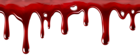Dripping Blood Decor Transparent PNG Clip Art Image