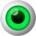 Giant Eyeball Green PNG Clipart