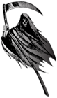 Grim Reaper PNG Clipart Image