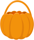 Halloween Basket Pumpkin PNG Clip Art