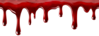 Halloween Blood Decor Transparent PNG Clip Art Image