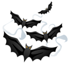 Halloween Creepy Bats PNG Picture