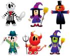 Halloween Creepy Collection PNG Cliparts
