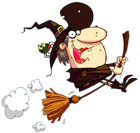 Halloween Funny Witch PNG Clipart