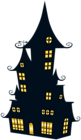 Halloween House PNG Clip Art Image