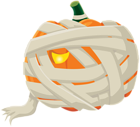 Halloween Mummy Pumpkin PNG Clip Art Image