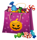 Halloween PNG Candy Bag Clipart