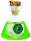 Halloween Poison Potion with Eyeball Transparent PNG Image