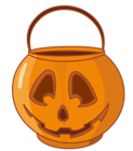 Halloween Pumpkin Basket PNG Clipart