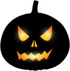 Halloween Pumpkin Black PNG Clip Art Image