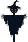 Halloween Pumpkin Scarecrow PNG Clip Art Image