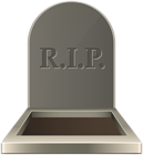 Halloween RIP Tombstone Transparent PNG Clip Art Image