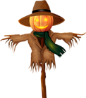 Halloween Scarecrow PNG Gold Clip Art