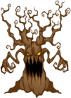 Halloween Scary Tree PNG Clip Art Image