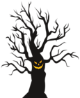 Halloween Scary Tree PNG Clip Art Image