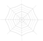 Halloween Spider Web Decor PNG Clipart