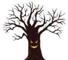 Halloween Spooky Tree PNG Clipart Image