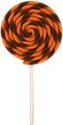 Halloween Swirl Lollipop PNG Clip Art Image
