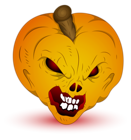 Halloween Transparent Evil Pumpkin