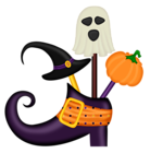 Halloween Witch Shoe Decor PNG Clipart