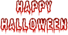Happy Halloween PNG Clip Art Image