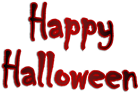 Happy Halloween Transparent PNG Clip Art Image