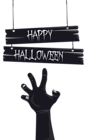 Happy Halloween with Grave Hand PNG Image