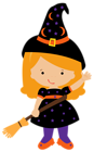 Little Witch PNG Clipart Image