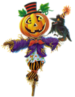 Pumpkin Scarecrow PNG Clipart