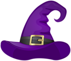 Purple Witch Hat PNG Clipart