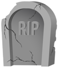 RIP Tombstone and Purple PNG Clipart Image