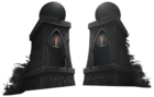 Scary Black Tombstones PNG Clip Art Image