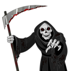 Scary Grim Reaper PNG Vector Clipart