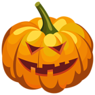 Scary Pumpkin Lantern PNG Clipart Image
