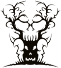 Scary Spooky Tree PNG Clipart Image
