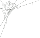 Spider Web Corner PNG Clip Art Image