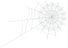 Spider Web White PNG Transparent Clipart