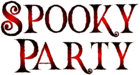 Spooky Party Transparent PNG Clip Art