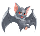 Transparent Halloween Bat Cartoon PNG Clipart