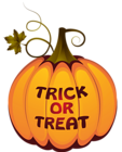 Transparent Trick or Treat Pumpkin PNG Clipart