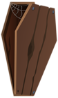 Vertical Coffin PNG Clipart Image