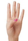 Hand Showing Four Fingers PNG Clipart Image