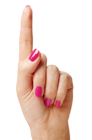 Hand Showing One Fingers PNG Clipart Image