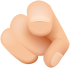 Hand with Pointing Finger PNG Clip Art