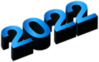 2022 Blue Black PNG Clip Art Image