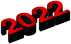 2022 Red Black PNG Clip Art Image